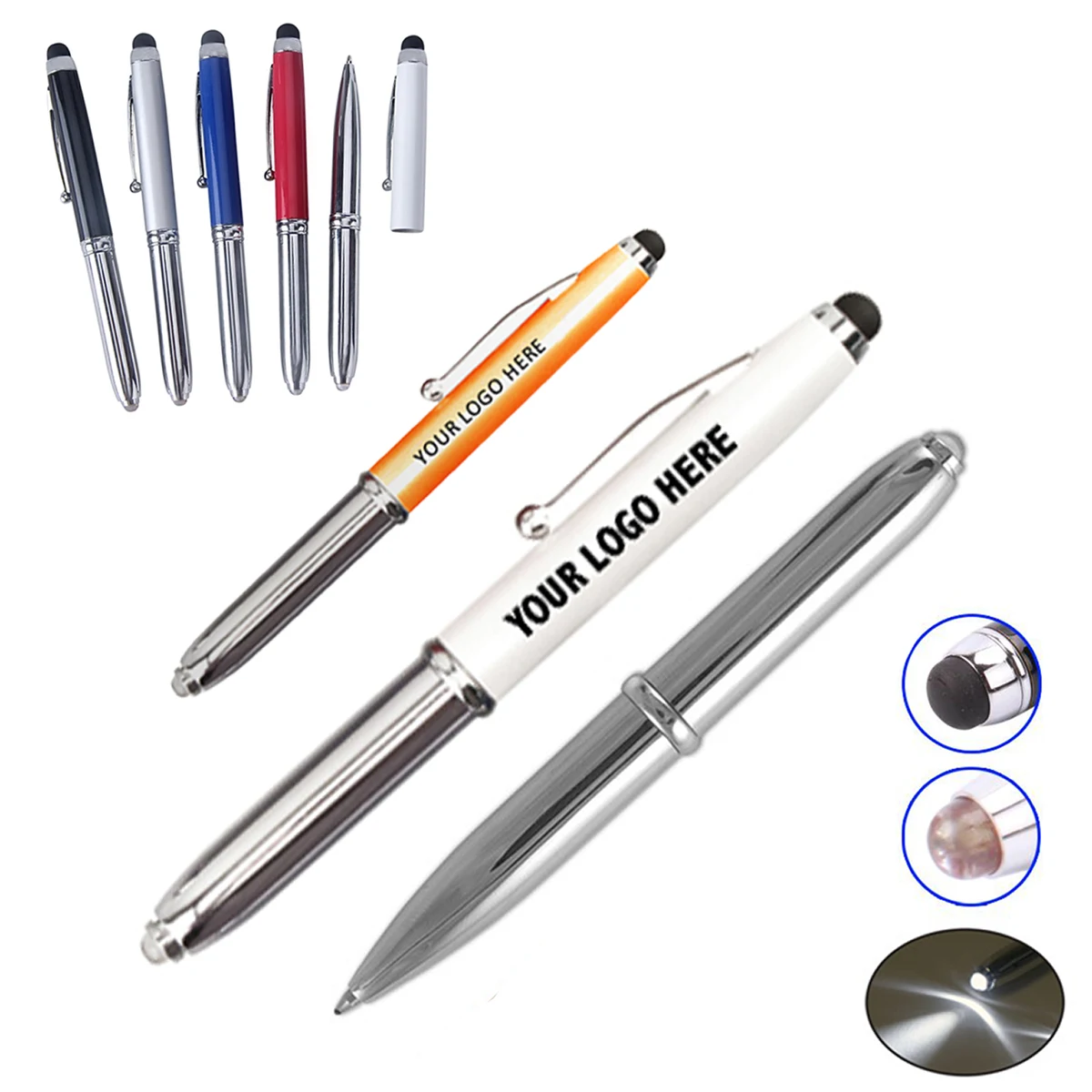 Washington Stylus Pen W/ LED Light 1