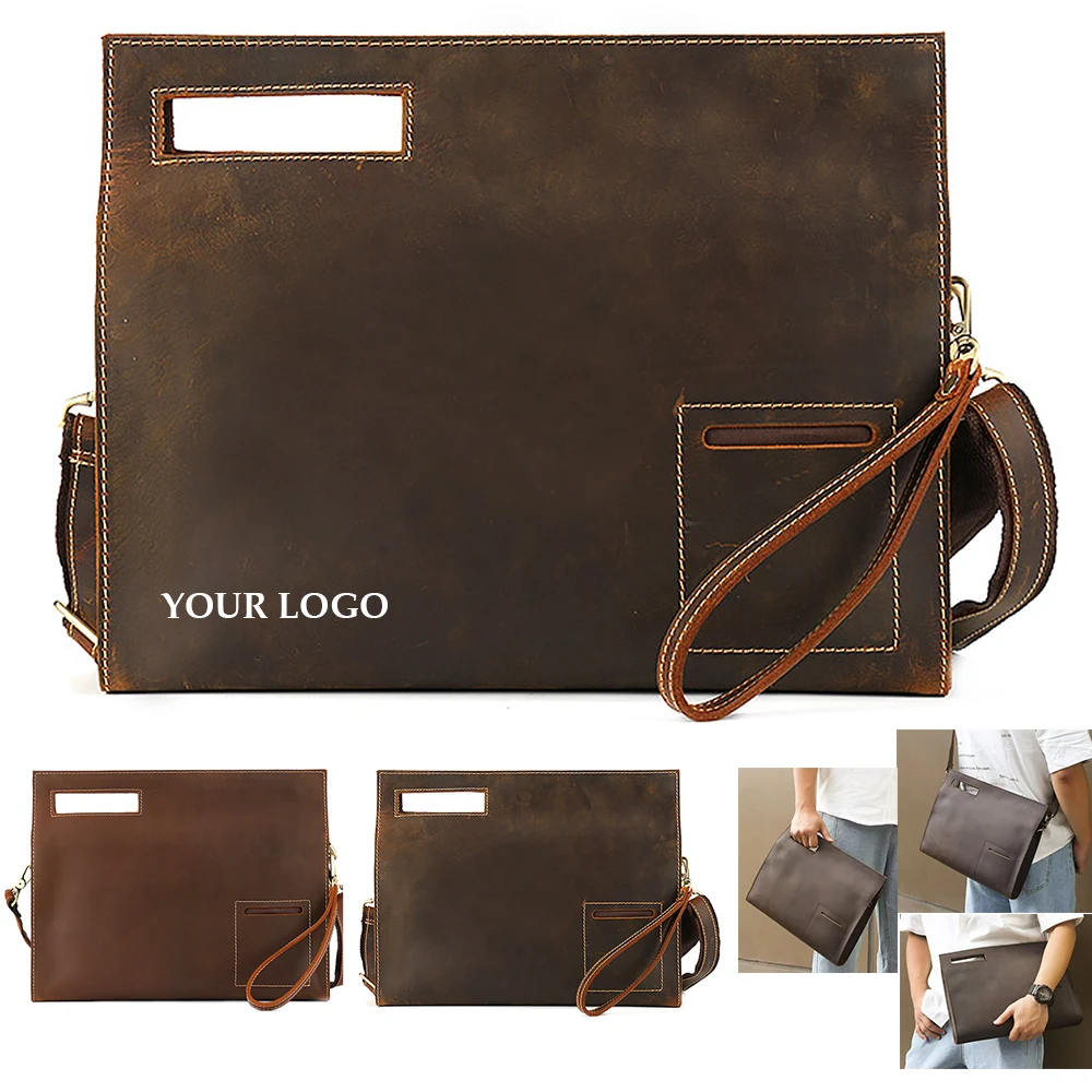 Men Leather Business Briefcase 1