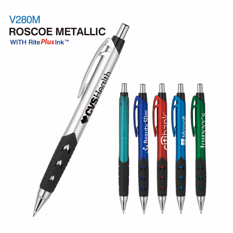 Roscoe Metallic Pen w/RitePlus Ink
