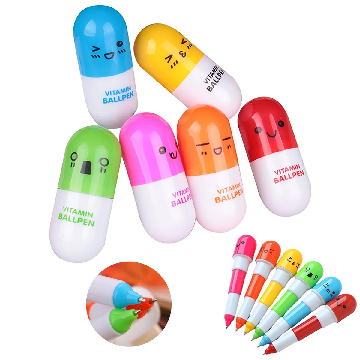 Pill/Capsule Shaped Ballpoint Pen 1