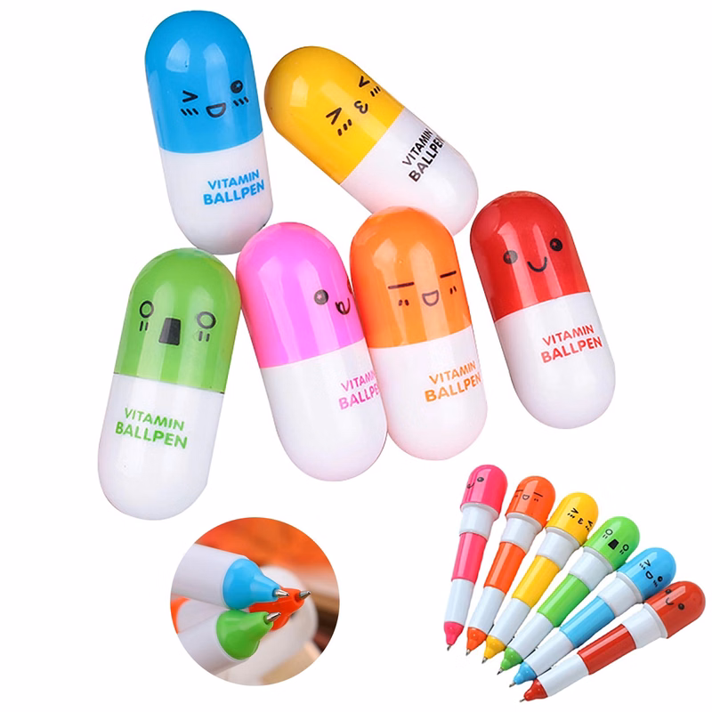 Pill/Capsule Shaped  Ballpoint Pen