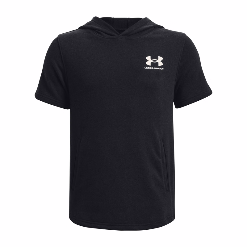 Boys' UA Rival Terry Short Sleeve Hoodie
