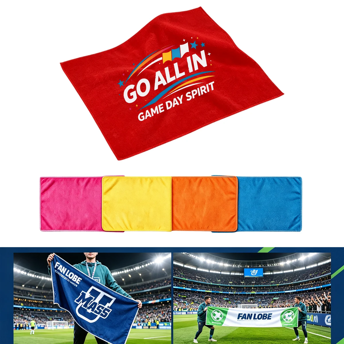 11"x18" World Soccer Rally Towel 1
