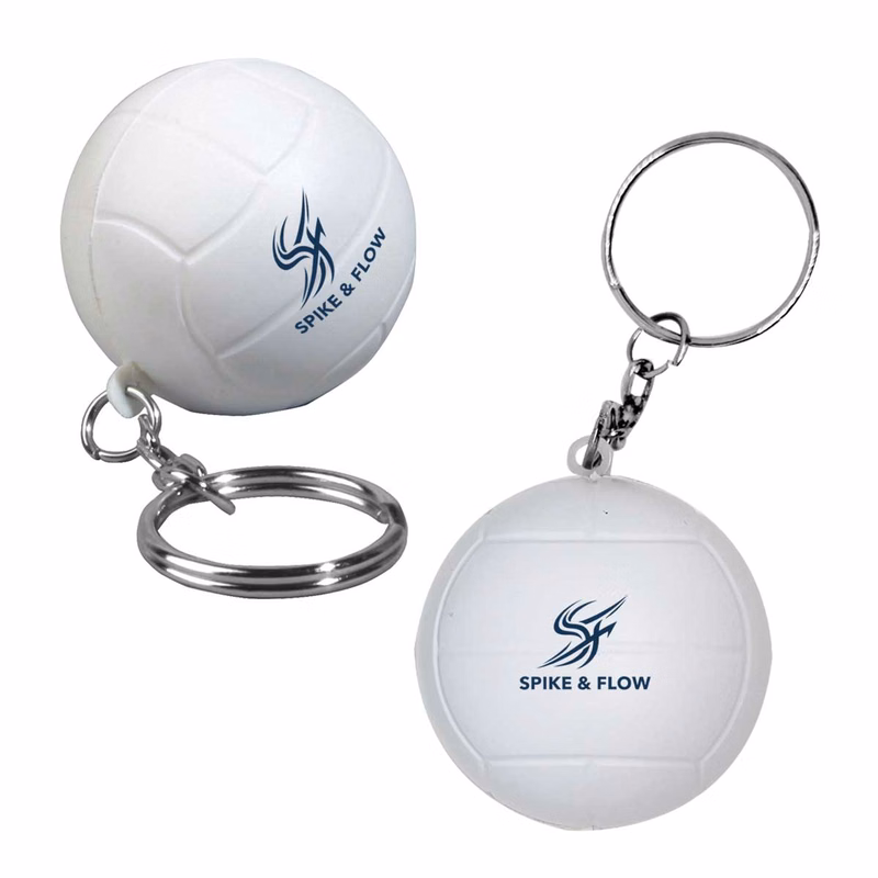 Volleyball Stress Reliever Keychain
