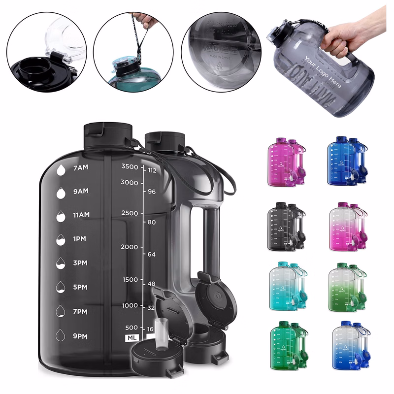 Water Bottle With Times