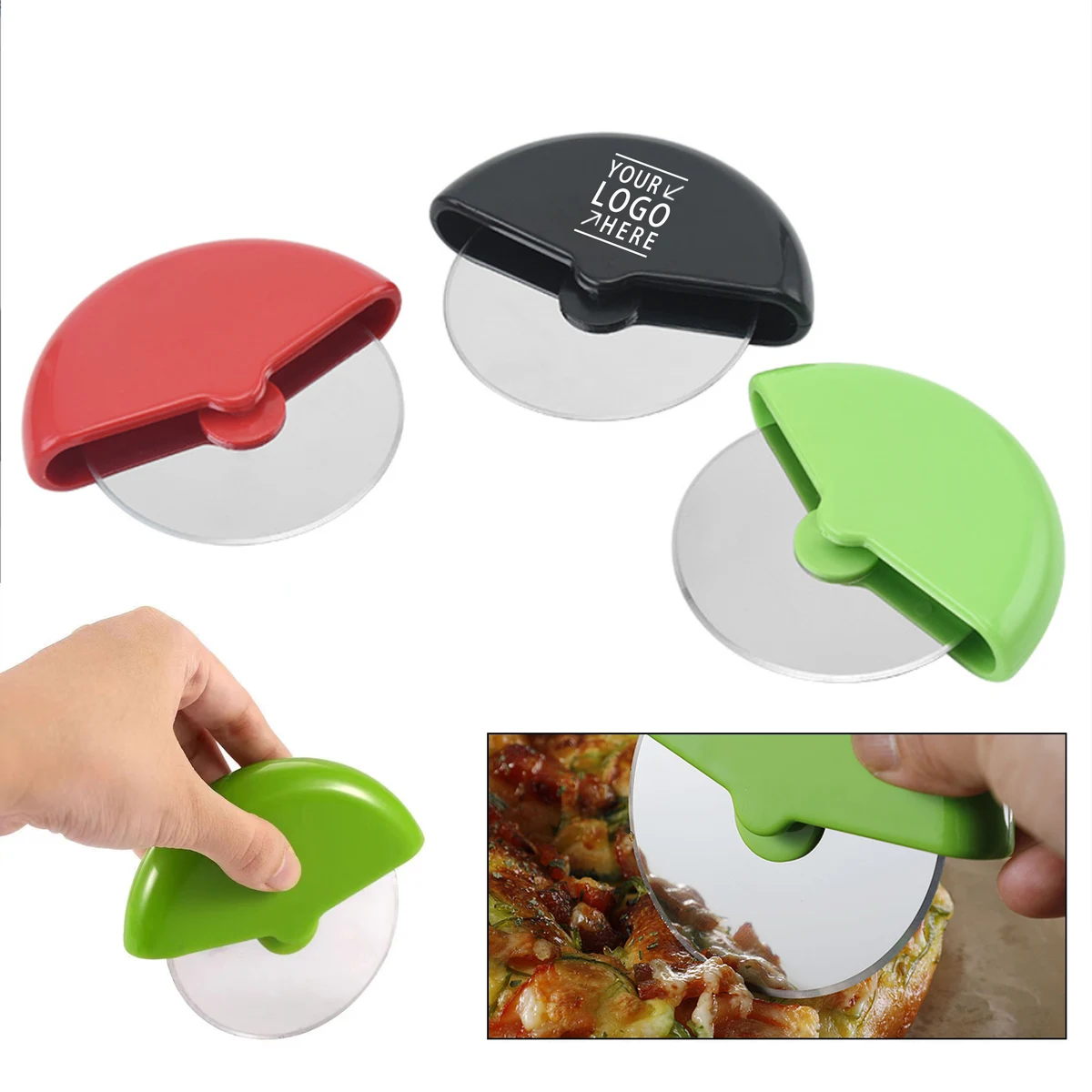 Stainless Pizza Cutter Wheel Slicer 1