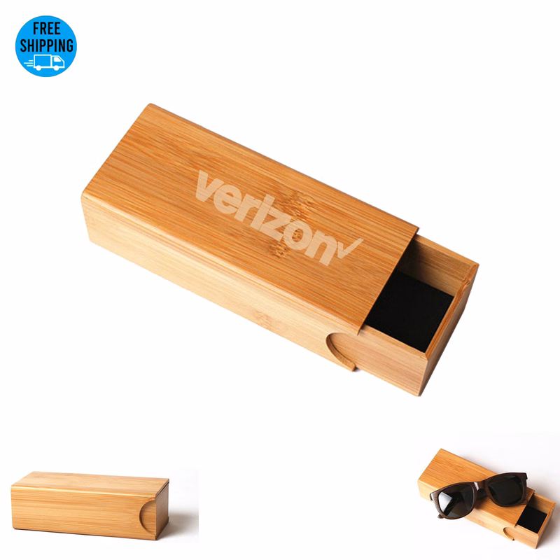 Portable Bamboo Sunglasses Organizer-Ocean