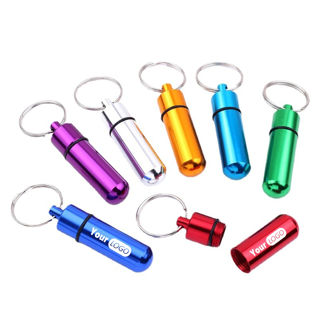 Mini Urgent Medicine Bottle With Keychain 1
