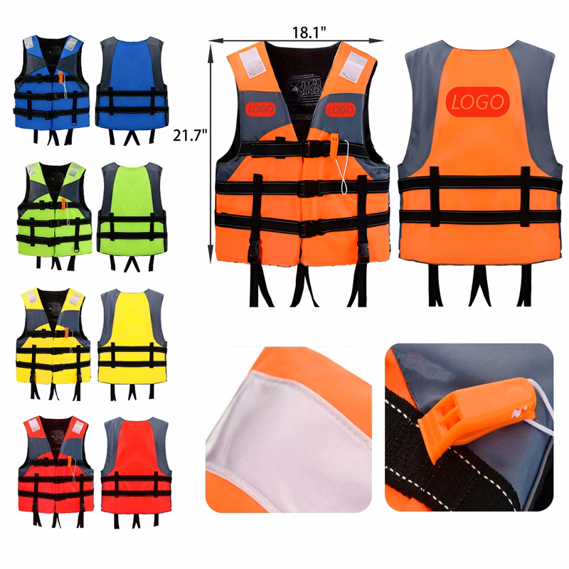 MOQ 30 PCS Visible Water Safety Rescue Vest