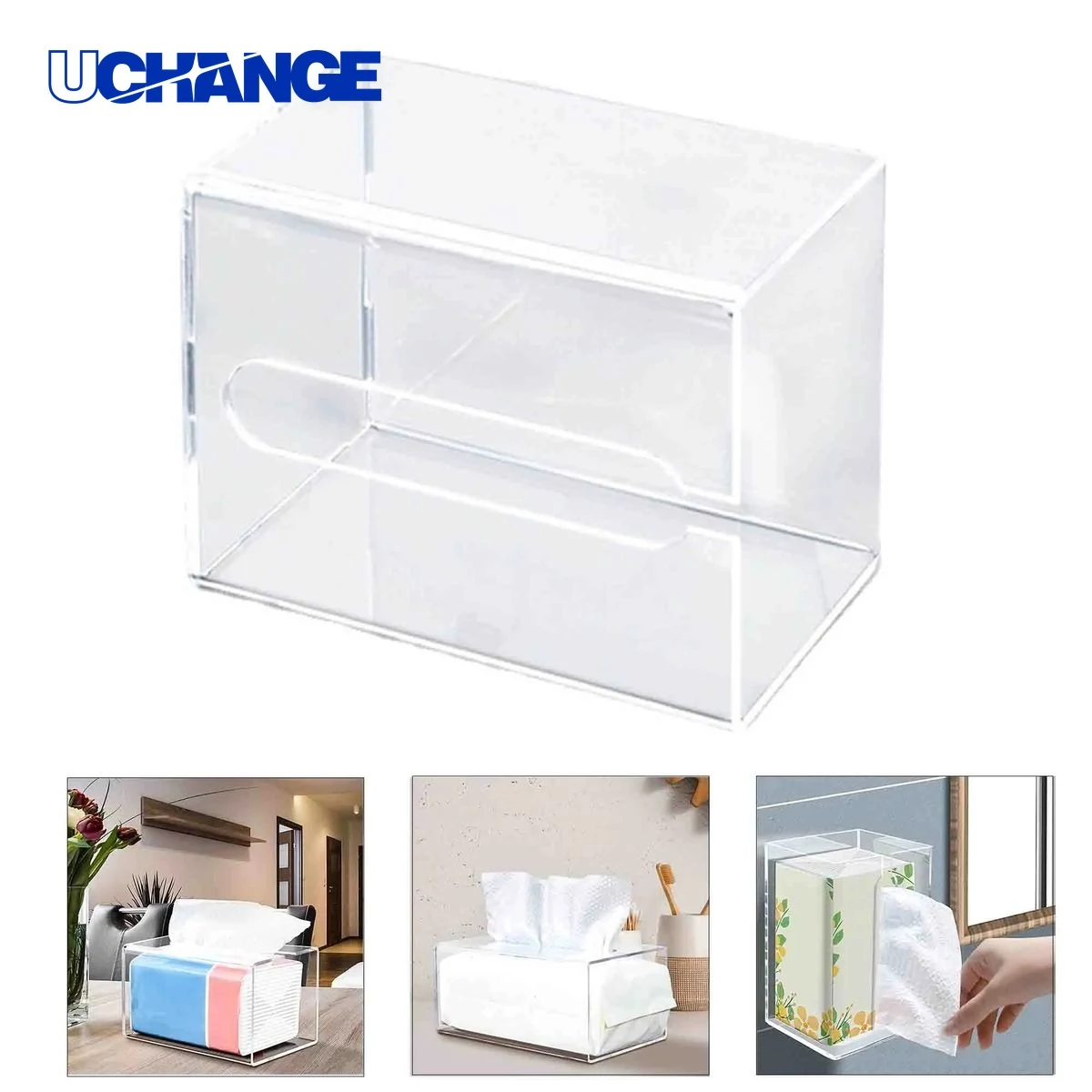 Wall Mounted Tissue Box Holder 1