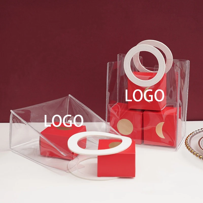 Transparent PVC Leather Gift Bag 1
