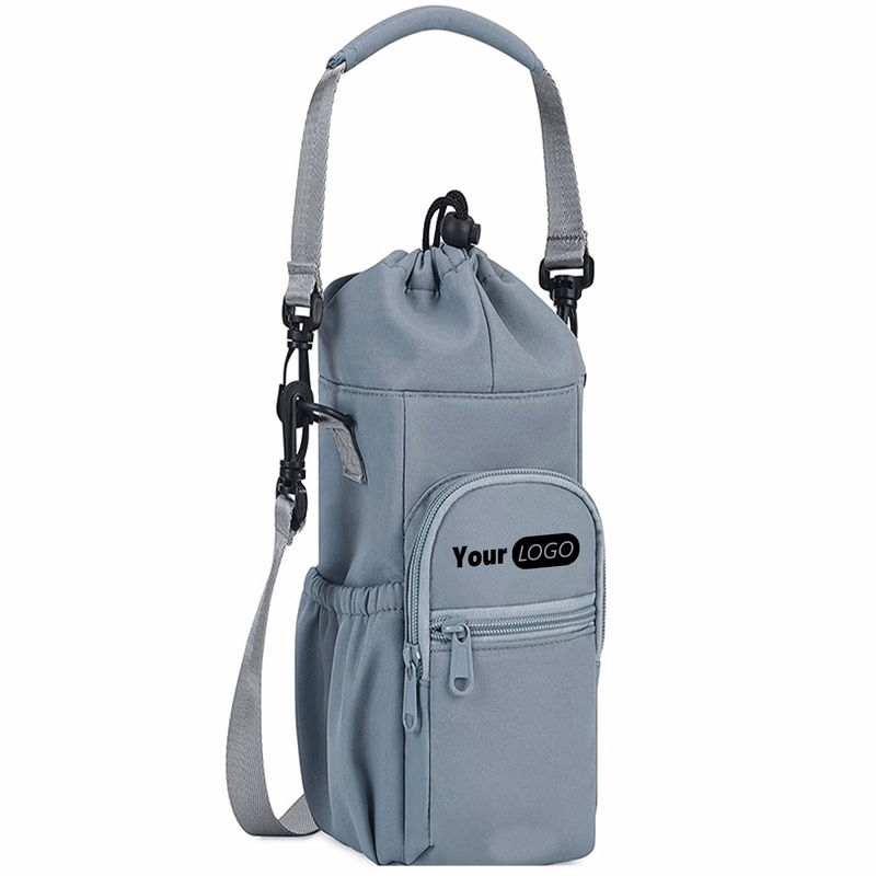 Canvas Portable water bottle insulation bag