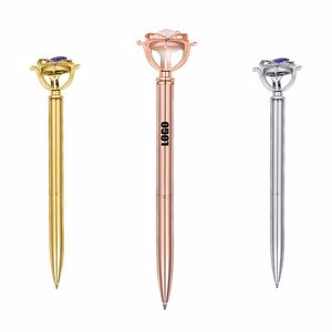 Rose Diamond Metal Pen