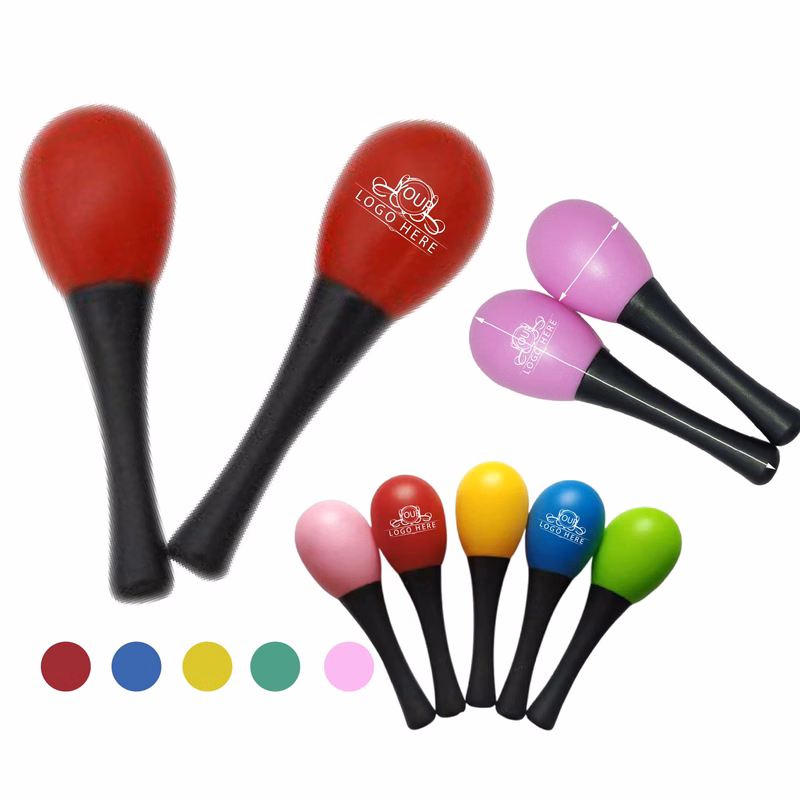 Plastic Egg Maraca Musical Instrument Sand Hammer Toy