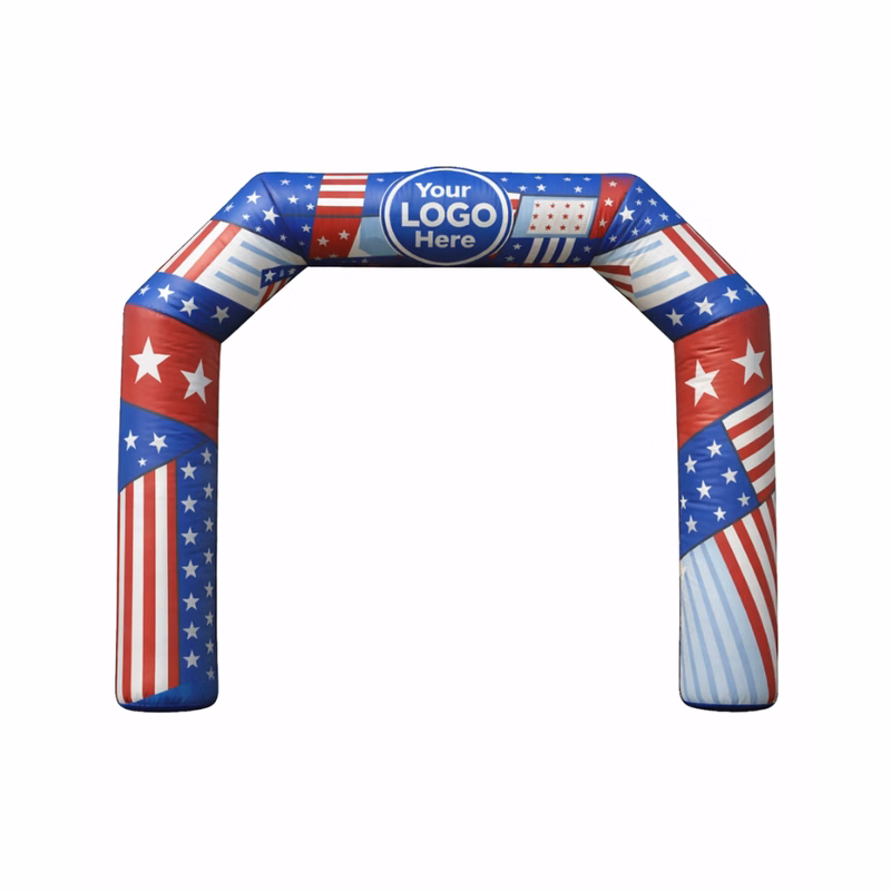 25' Cold Air Arch Hexagonal Digital Logo