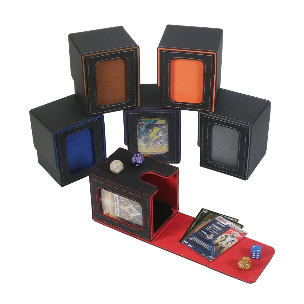 PU Leather Card Storage Boxes for Games 1