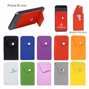 Silicone Snap Phone Wallet With Secure Closure