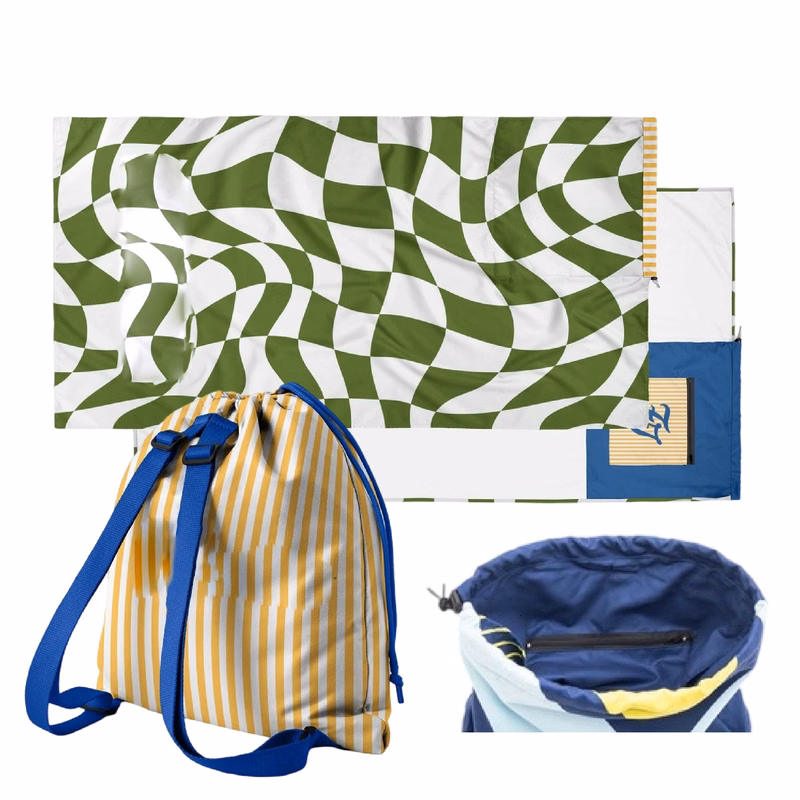 2 in 1 Beach Towel Backpack