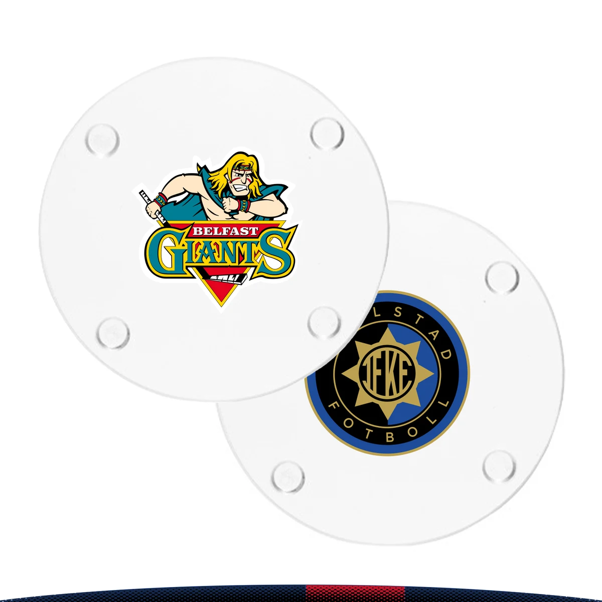 Fryle Round Glass Coasters 1