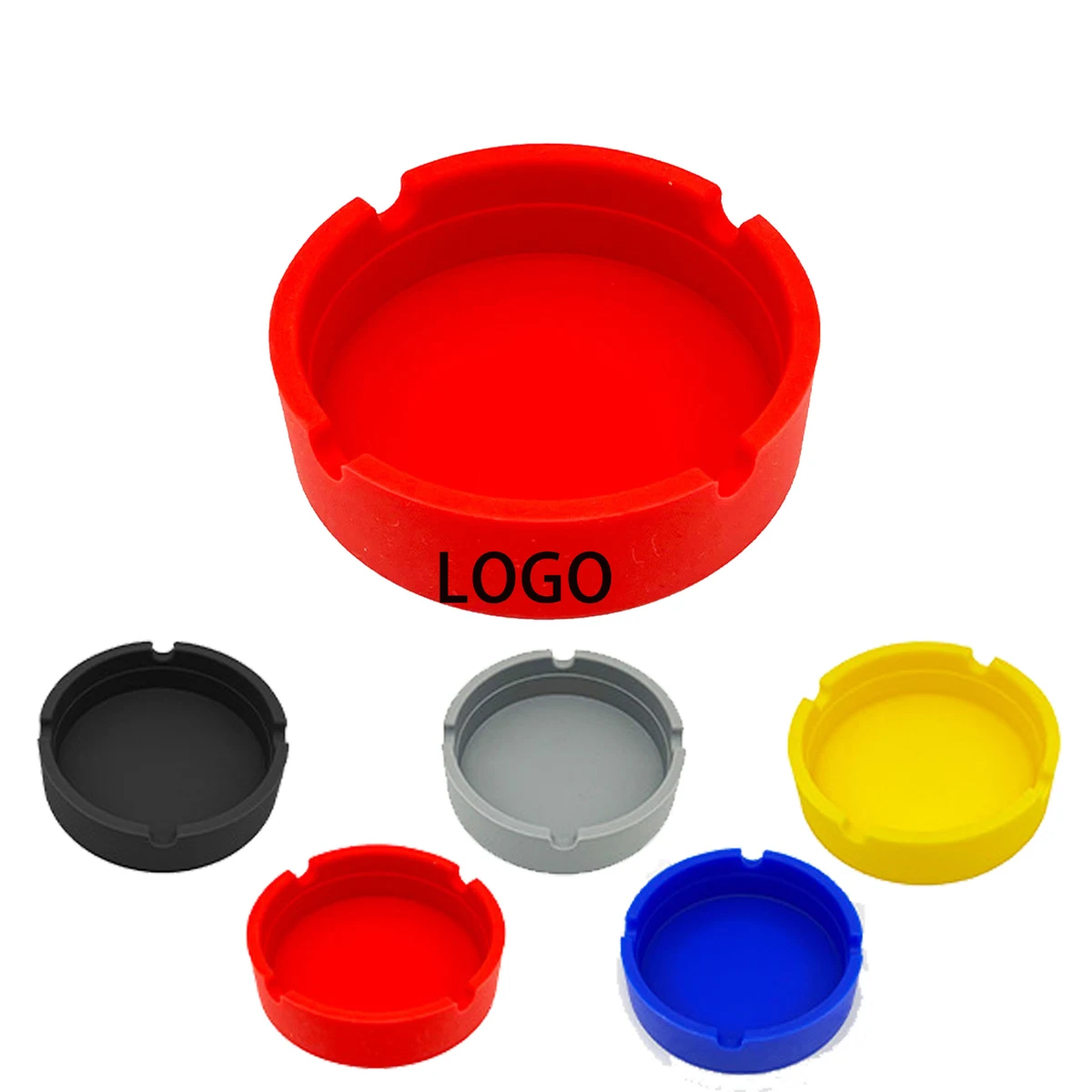 Circular Custom Silicone Ashtray 1