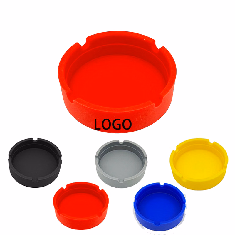 Circular Custom Silicone Ashtray