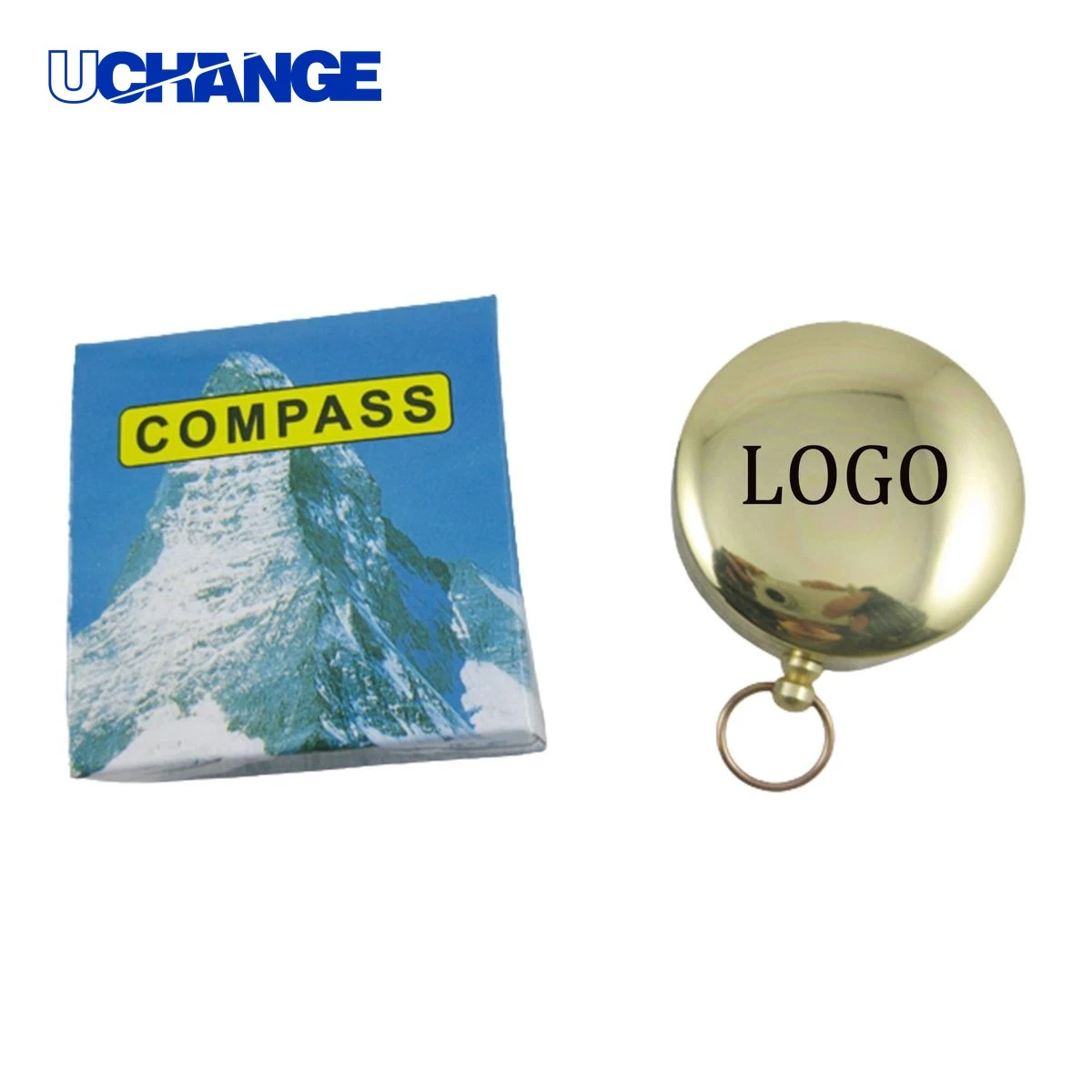 Camping Survival Compass Keychain Tool 1