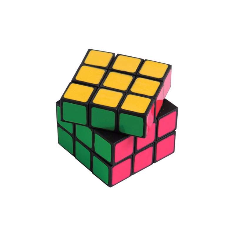 Neon Puzzle Cubes