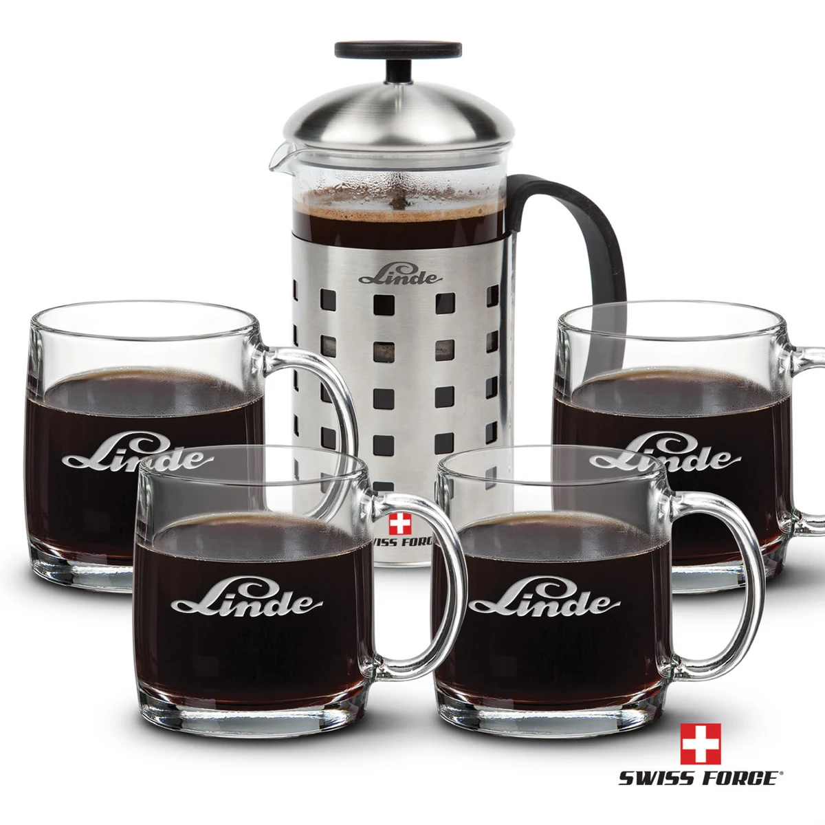Swiss Force® Coffee Press & Nordic Mug Set 1