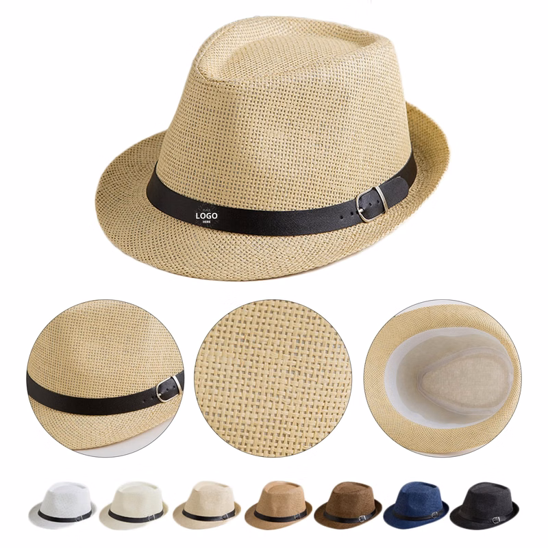 Paper Belt Straw Hat