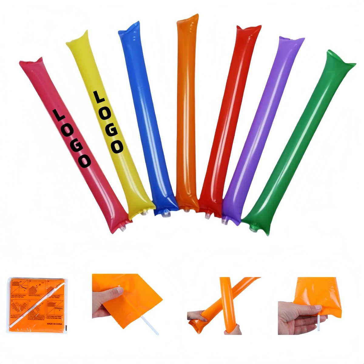 MOQ 20pcs Inflatable Cheering Stick 1