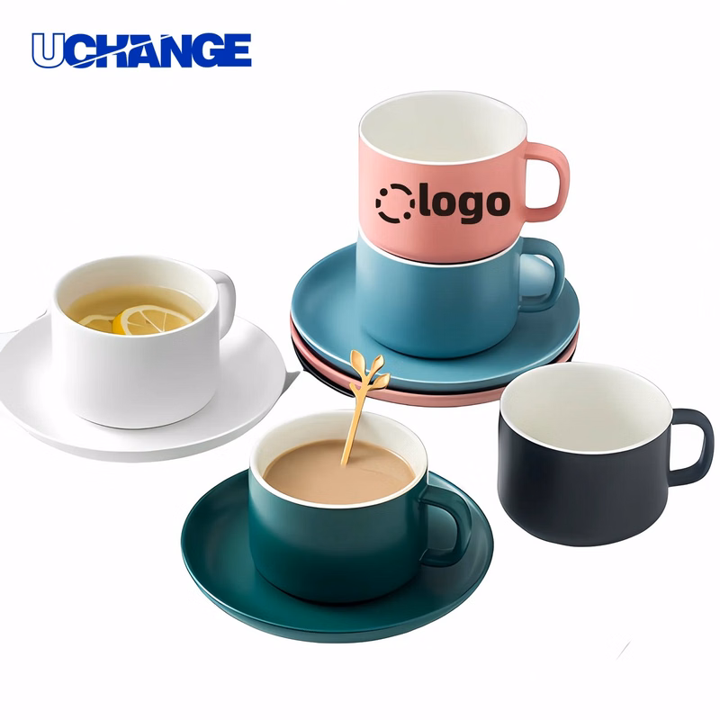 Coffee Cup and Saucer Set for Tea Time