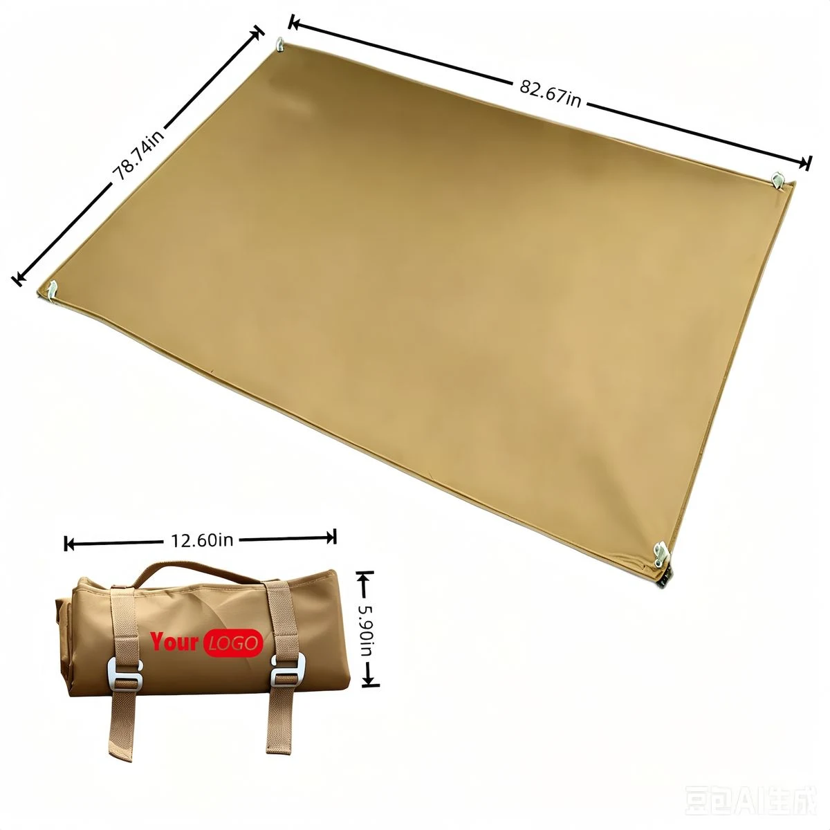 Waterproof Oxford Cloth Camping Ground Mat 1