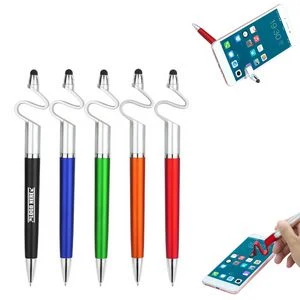S Shaped Stylus Pen With Phone Stand And Ballpoint Functionality 1