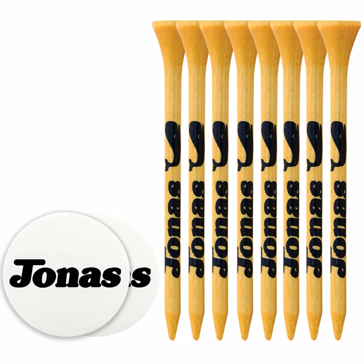 8 Bamboo Tees 3 1/4", 2 Ball Marker