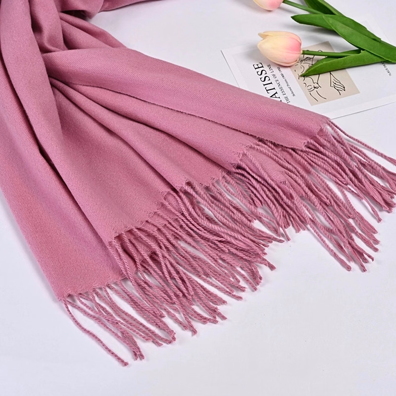 Tassel Cashmere Scarf