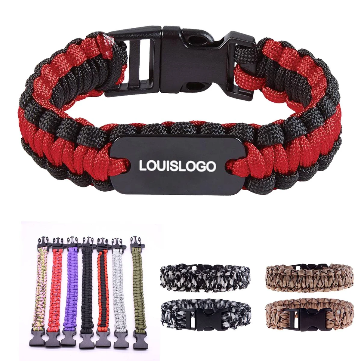 Outdoor Hiking Woven Paracord Bracelet 1