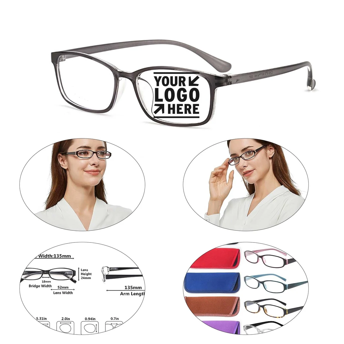 Men Women Spring Hinge Comfort Fashion Reading Glasses 1