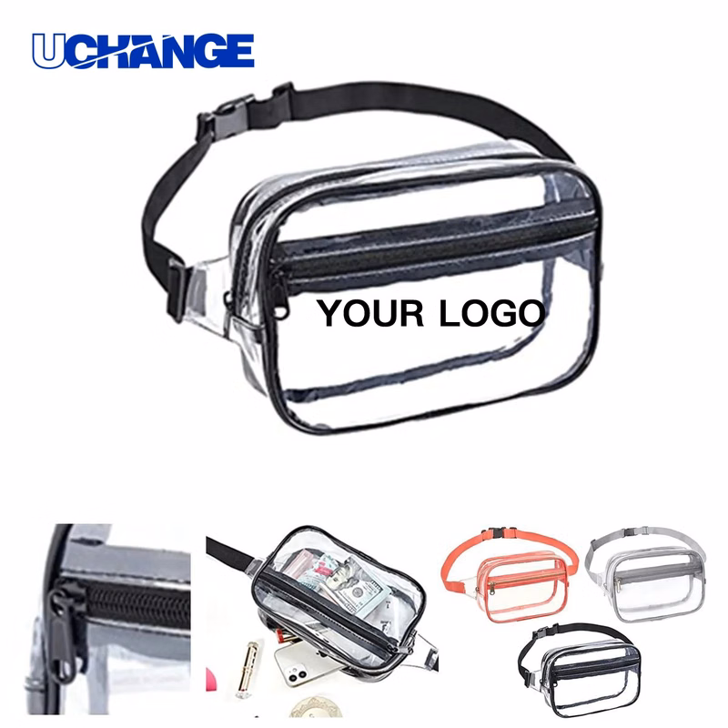 Clear PVC Fanny Pack Organizer with Adjustable Strap