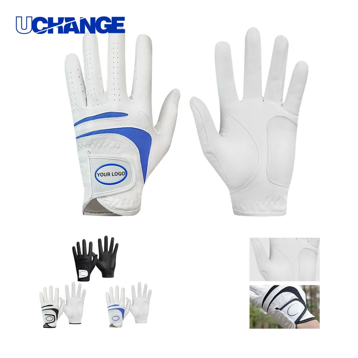 Soft Leather Golf Gloves 1