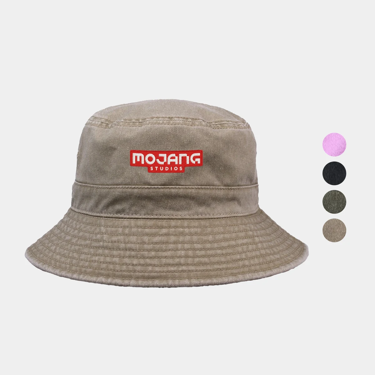 Pigment Dyed Casual Bucket Hat 1
