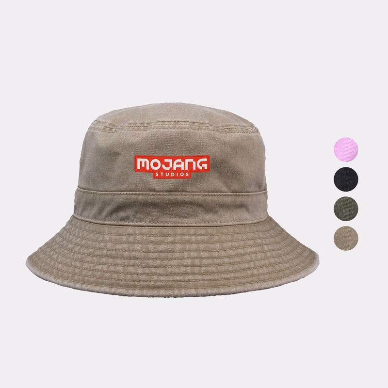 Pigment Dyed Casual Bucket Hat