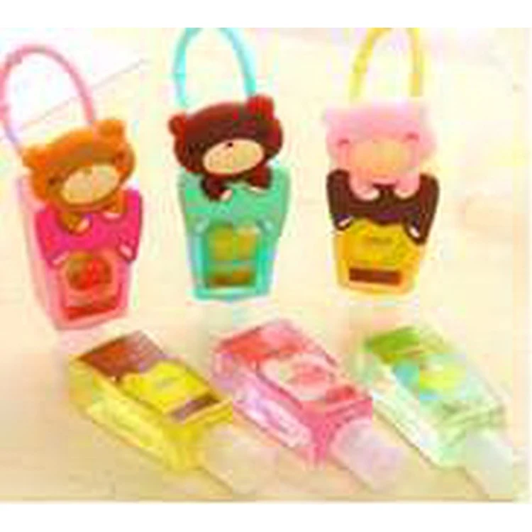 Silicone Hand Sanitizer in Silicone Holder 1