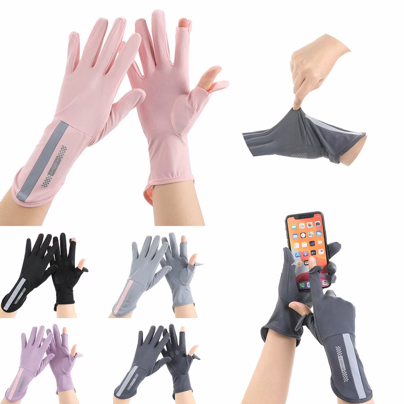 Breathable Sunscreen Gloves For Women