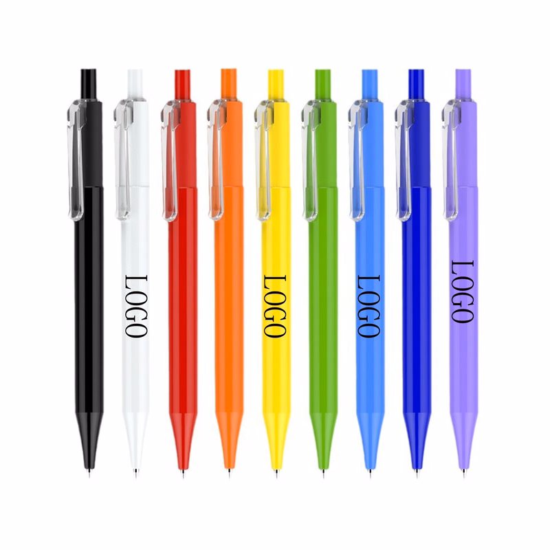 Simple Styled Ballpoint Pen With Click Mechanism
