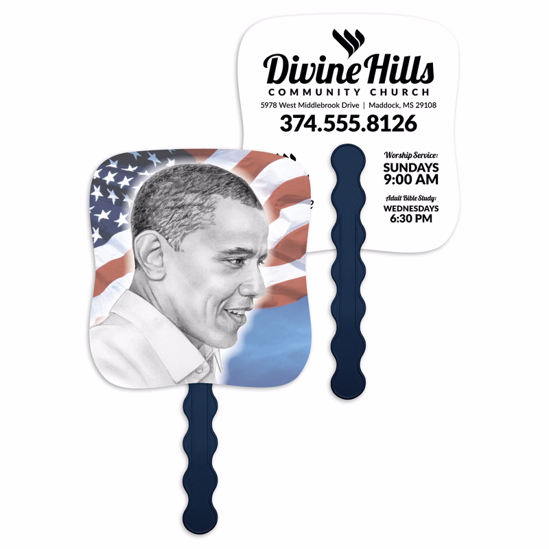 Skinner & Kennedy® President Barack Obama - Pictorial Fan