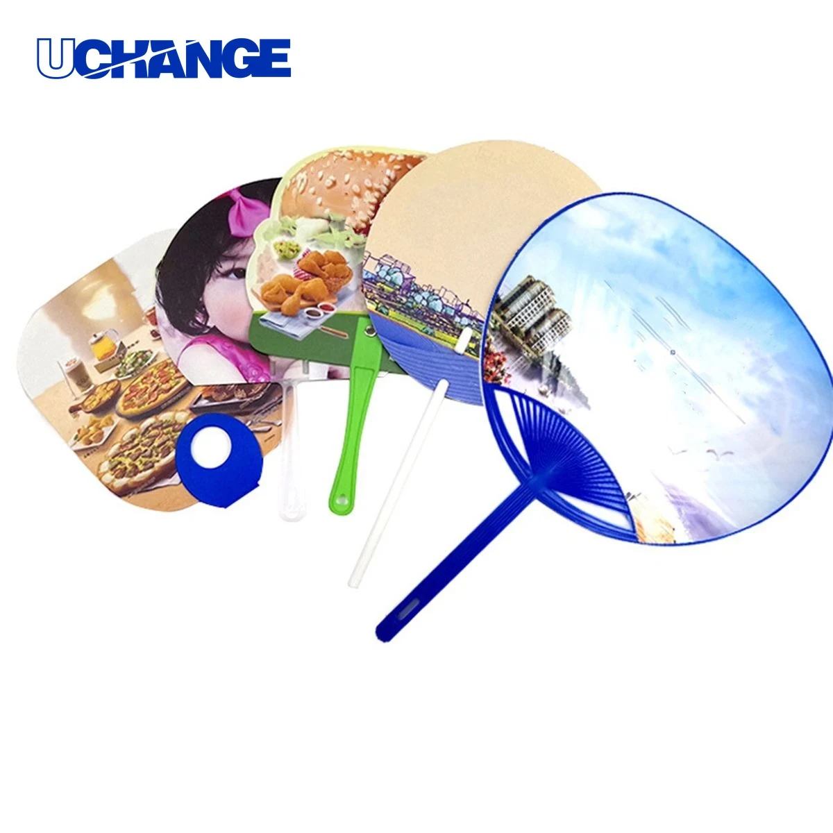 Custom PP Advertising Hand Fan Tool 1