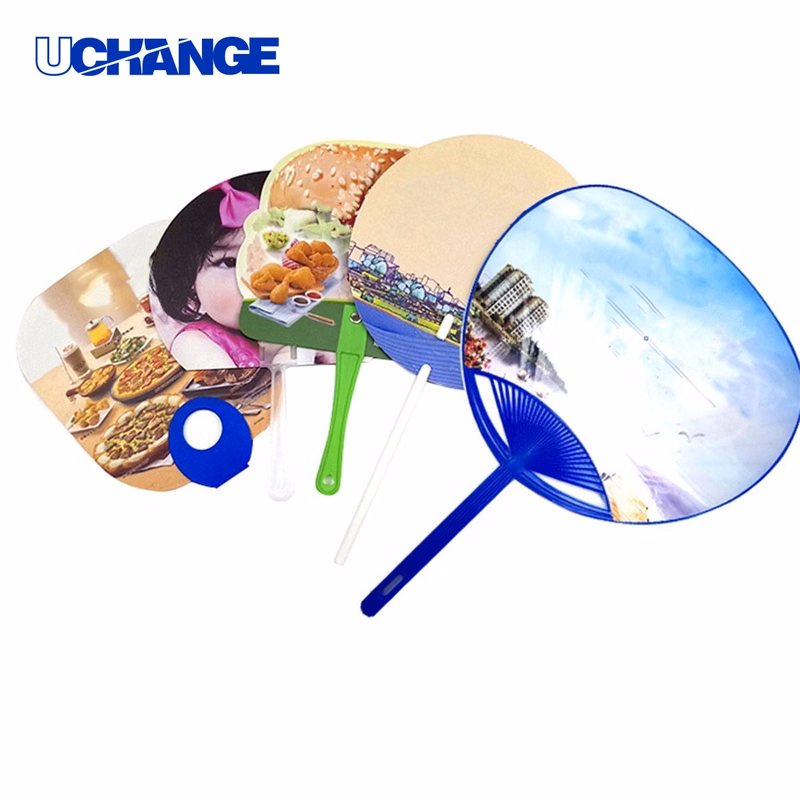 Custom PP Advertising Hand Fan Tool
