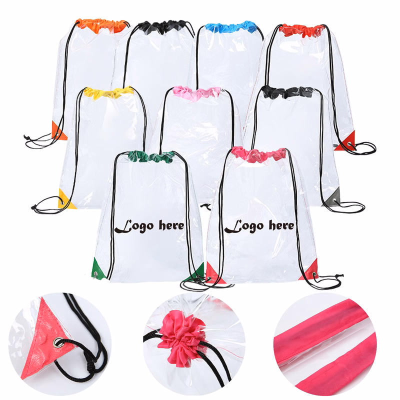 Waterproof PVC Drawstring Bag for Gym and Travel