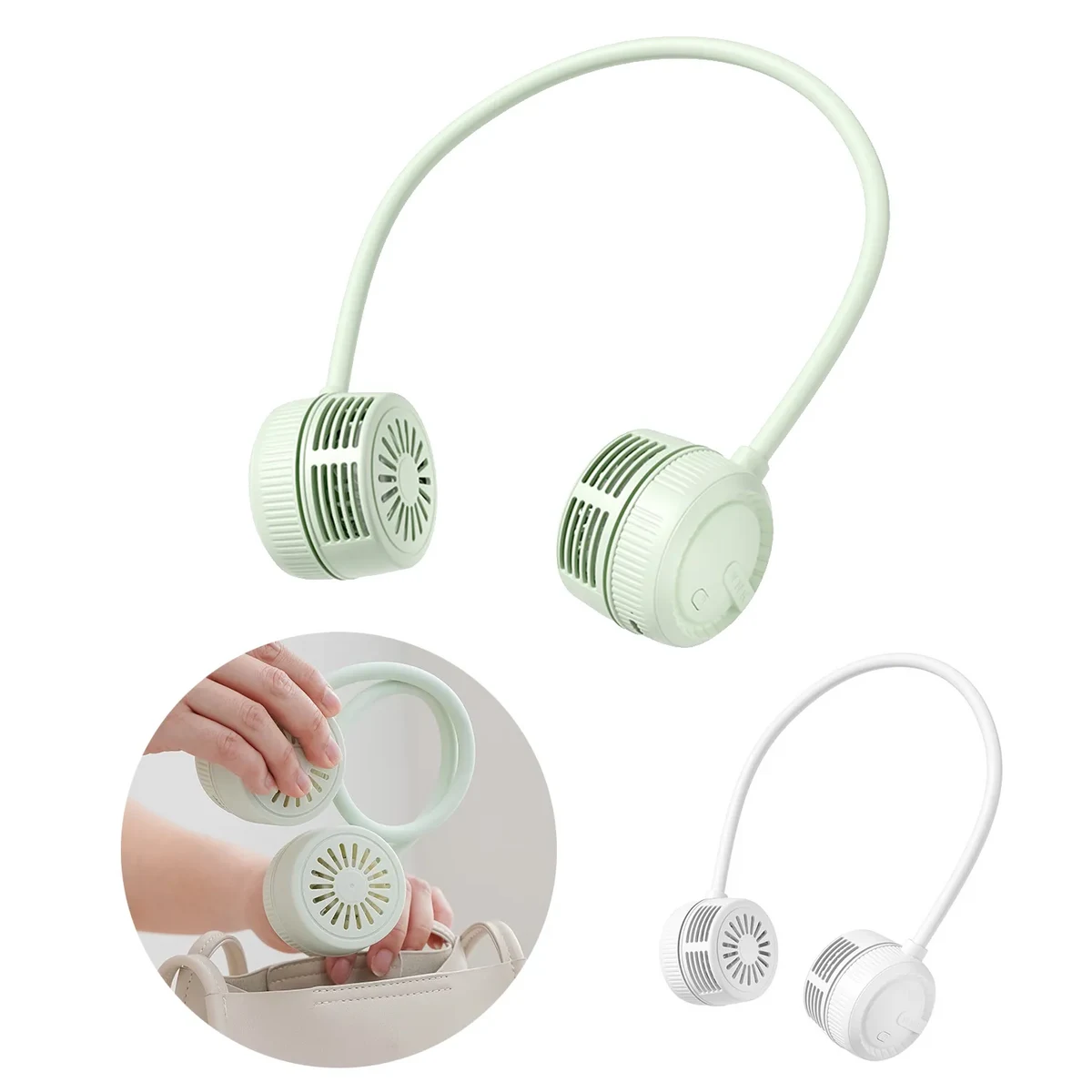 Foldable Neck Fan Without Blade 1