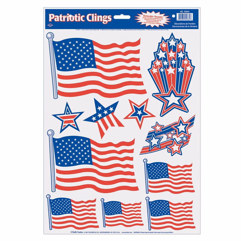 Patriotic/ American Flag Clings